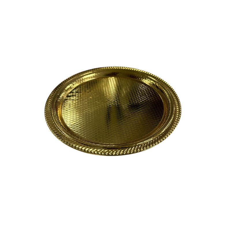 Plato de Metal Dorado