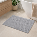 Alfombra de baño color Gris 45x65 cm