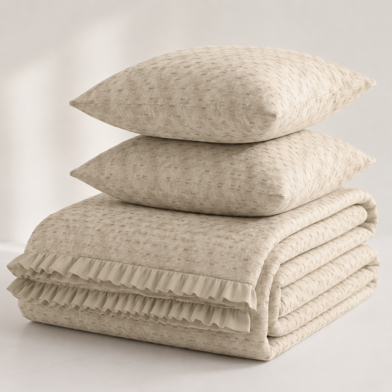 Colcha Bouti Dina Color Beige