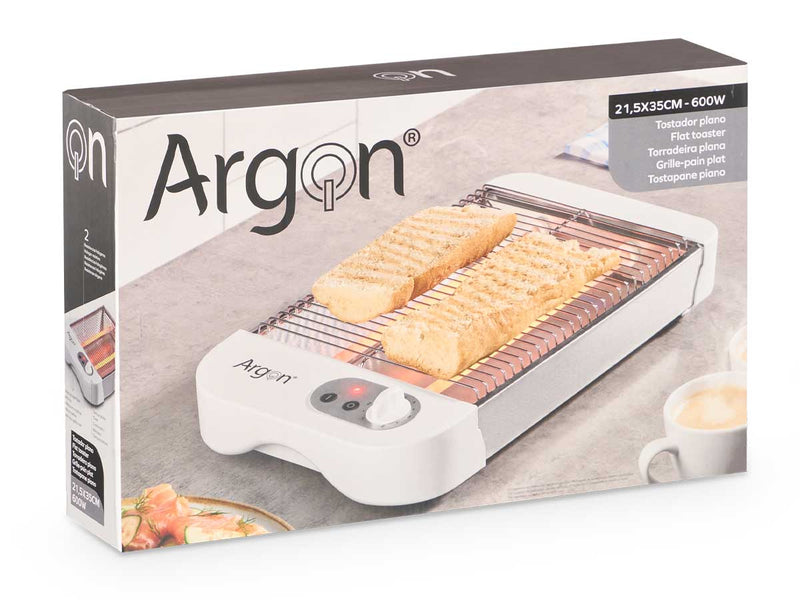 Tostador plano blanco 600w