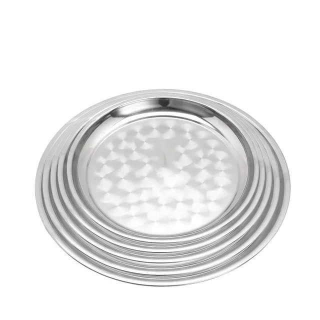 Bandeja Redonda acero Inox 30 cm