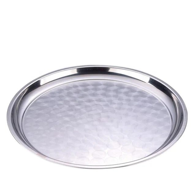 Bandeja Redonda acero Inox 30 cm