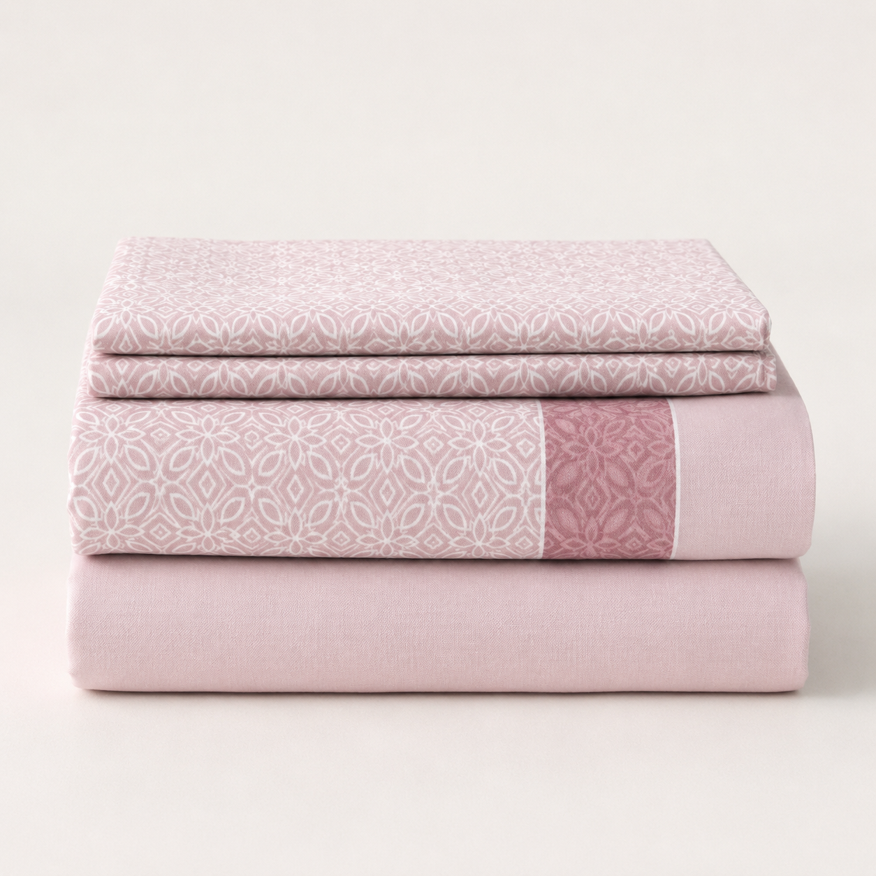 Juego de sábanas 3 piezas microfibra Amanecer rosa