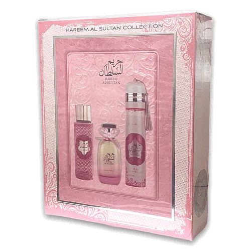 Set de regalo de 3 piezas Hareem Al Sultan Colección Ard Al Zaafaran