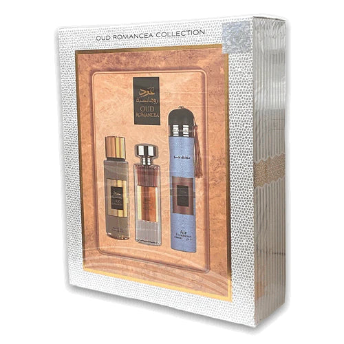 Oud Romancea Set de regalo de 3 piezas Colección Ard al Zaafaran