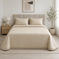 Colcha Bouti Dina Color Beige