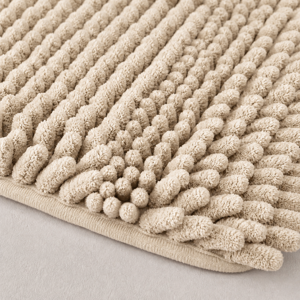 Alfombra de baño color Beig 45x65 cm