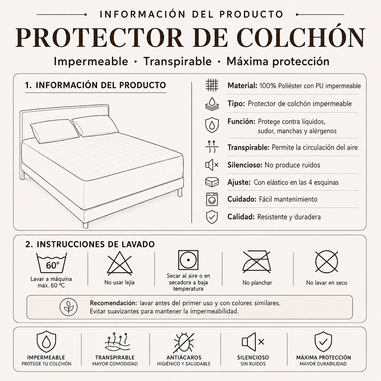 Protector Colchón DOMESTIC