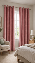Cortina tela de terciopelo 140 x 250 cm Rosa
