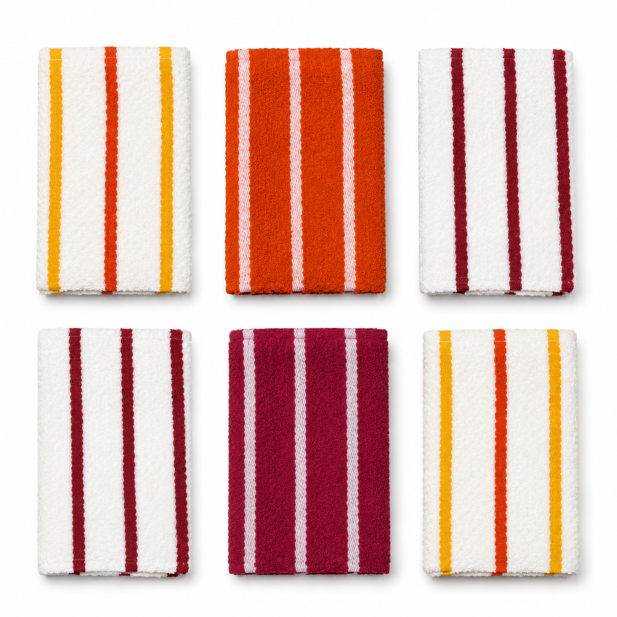 Pack de 6 Paños de Cocina 50x50 cm