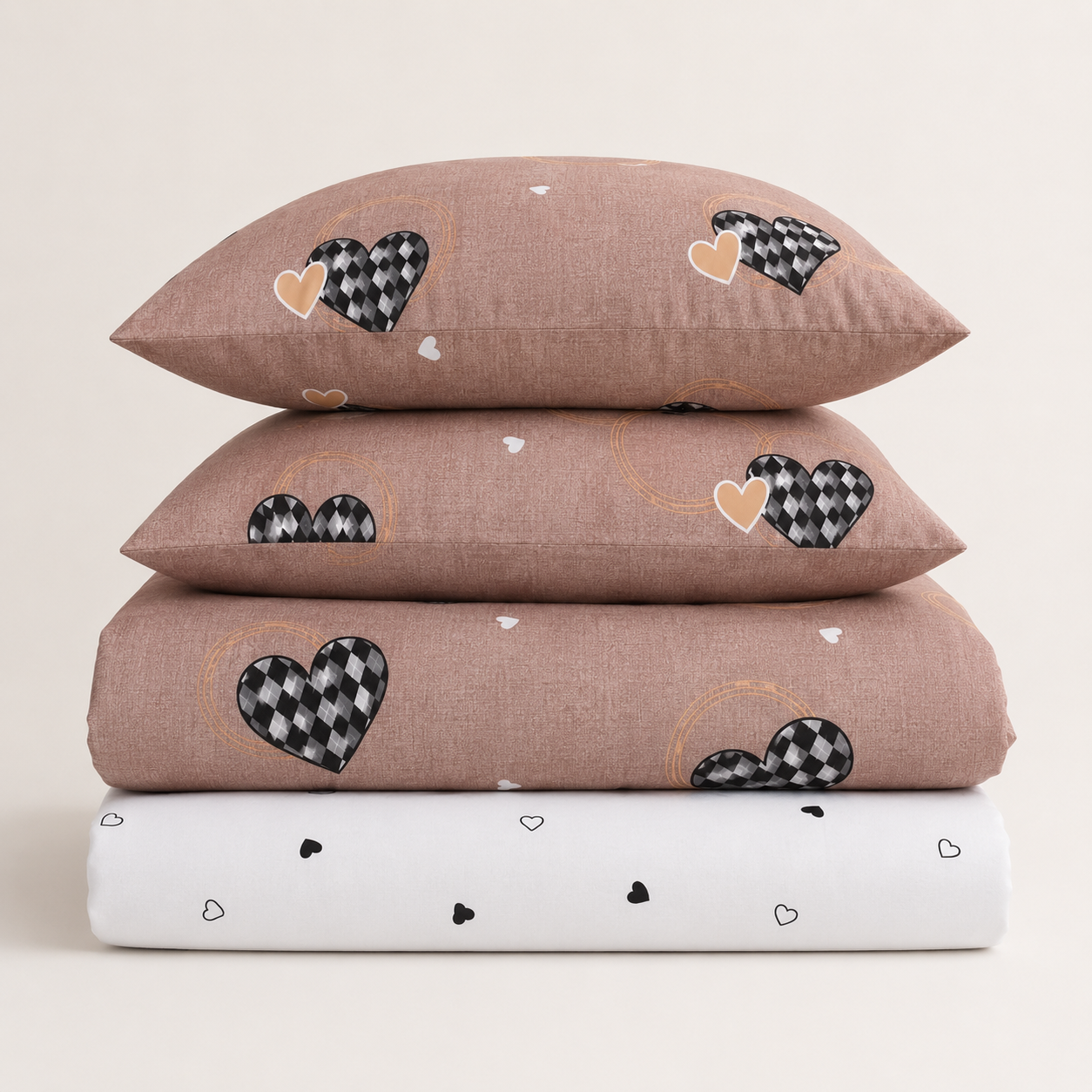 Juego de funda nórdica 4 pieza estampada