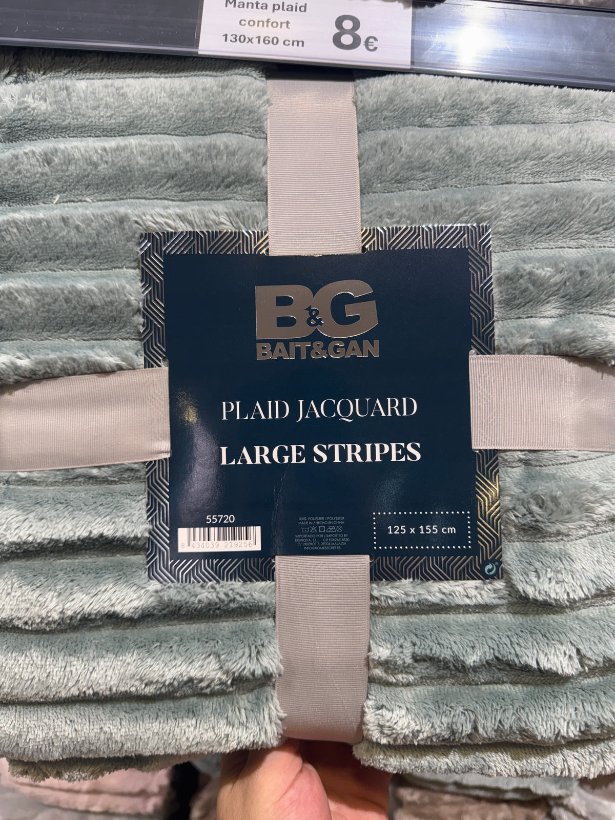 Manta plaid jacqurd