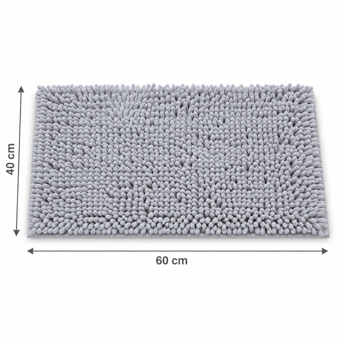 Alfombra de Baño de Chenilla 40 × 60 cm con  Antideslizante
