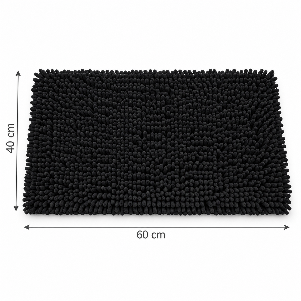 Alfombra de Baño de Chenilla 40 × 60 cm con  Antideslizante