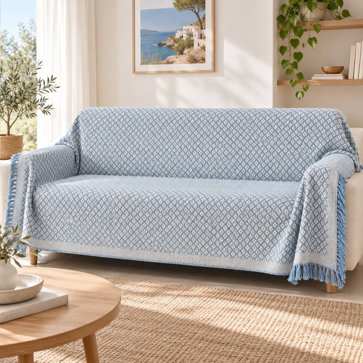 Colcha Multiusos 230 × 260 cm para Cama y Sofá