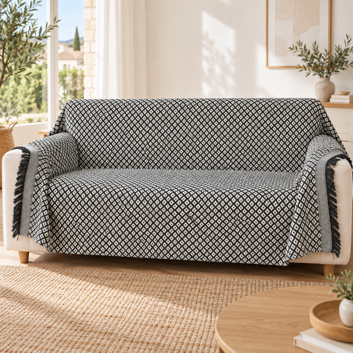 Colcha Multiusos 230 × 260 cm para Cama y Sofá
