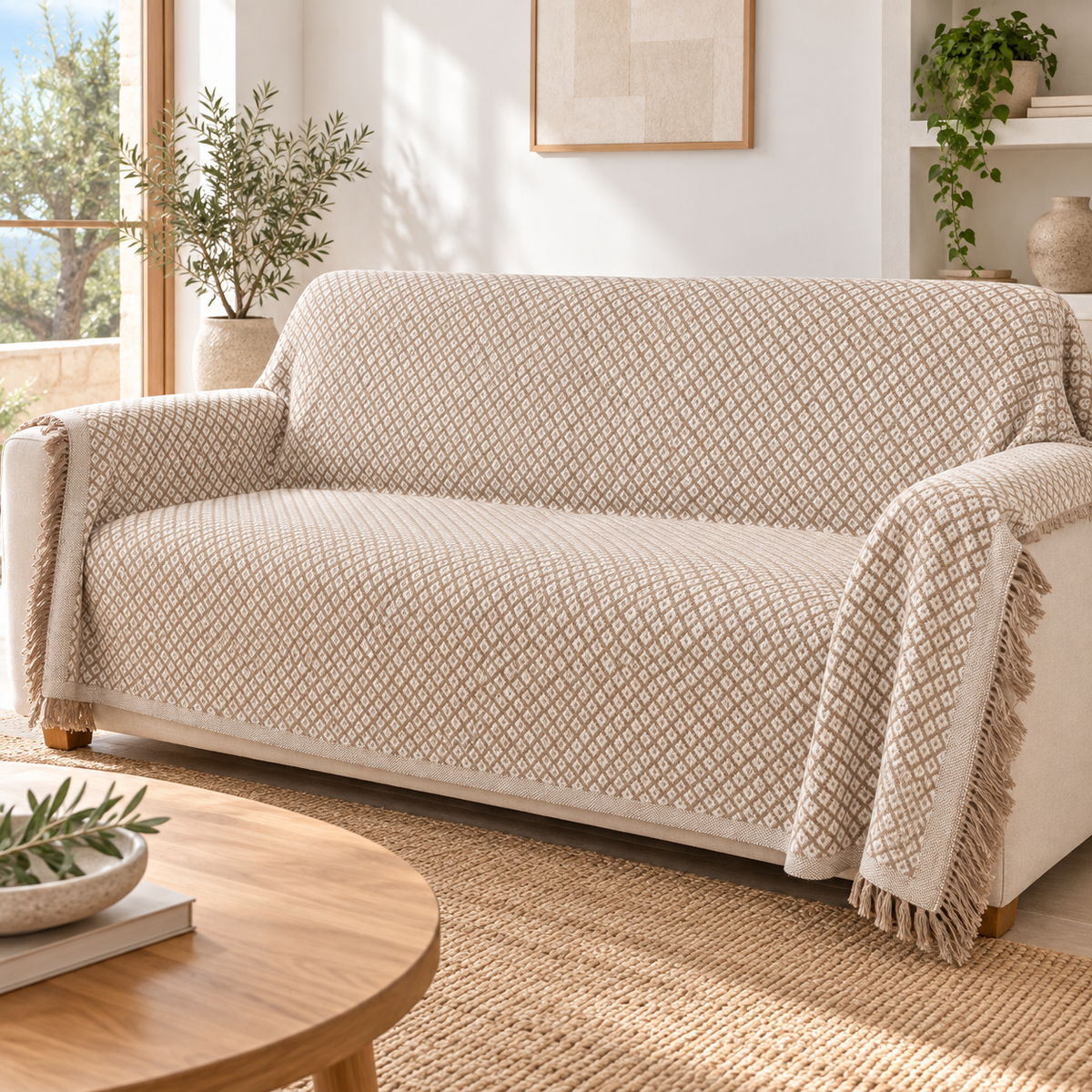 Colcha Multiusos 230 × 260 cm para Cama y Sofá