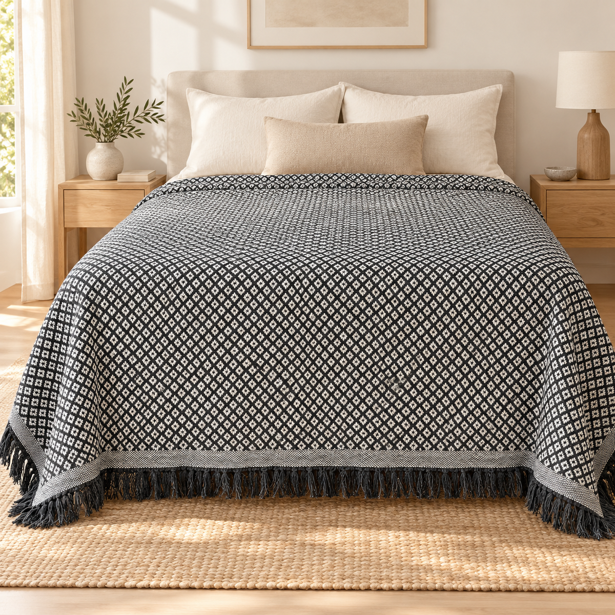 Colcha Multiusos 230 × 260 cm para Cama y Sofá