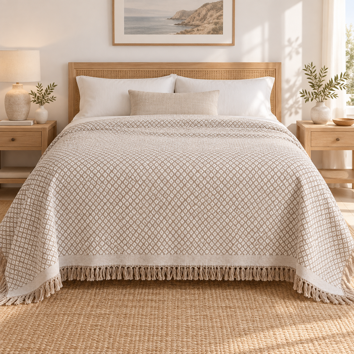 Colcha Multiusos 230 × 260 cm para Cama y Sofá