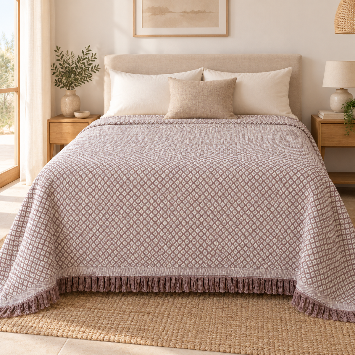 Colcha Multiusos 230 × 260 cm para Cama y Sofá