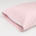 Funda de almohada rosa 50% algodón