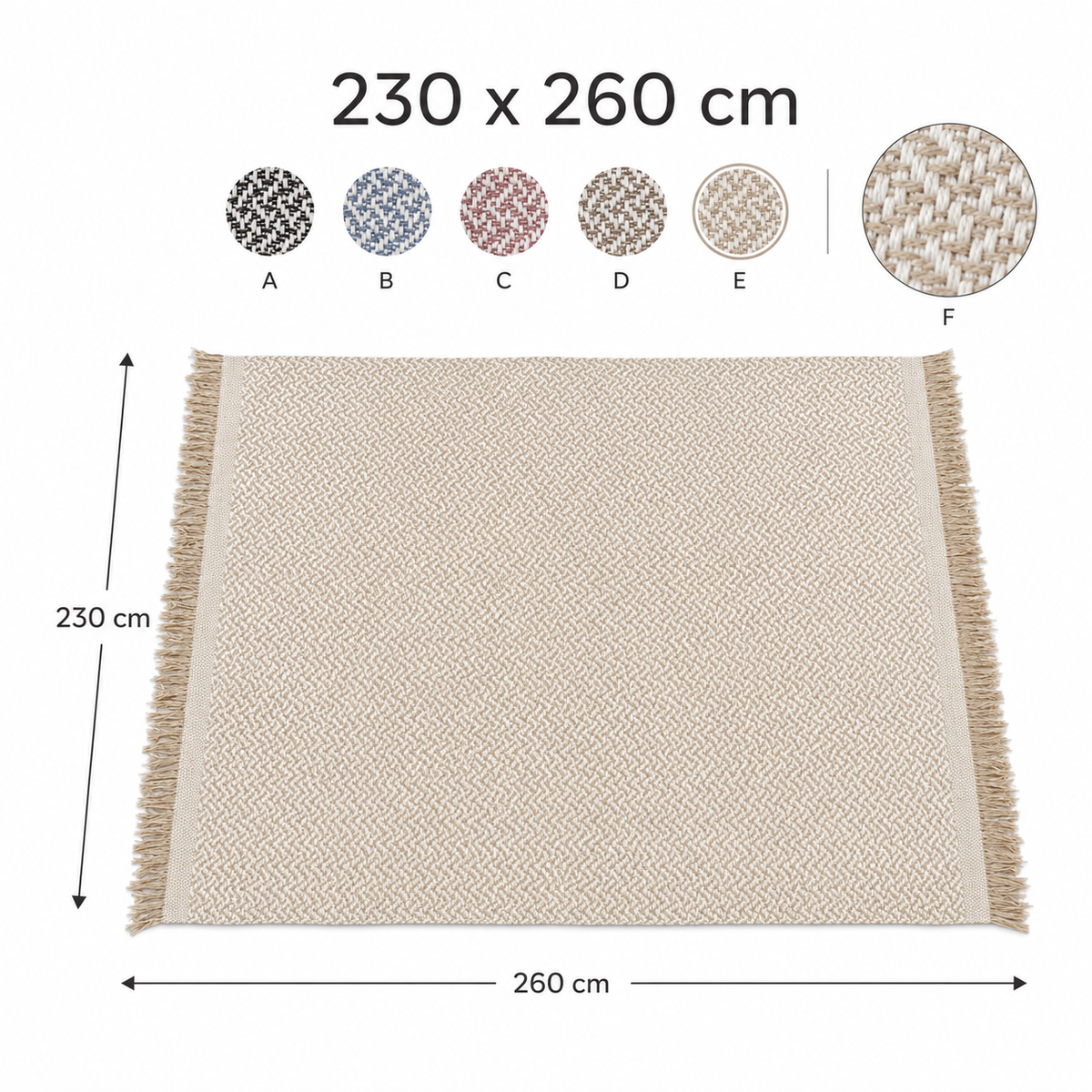 Colcha Multiusos 230 × 260 cm para Cama y Sofá