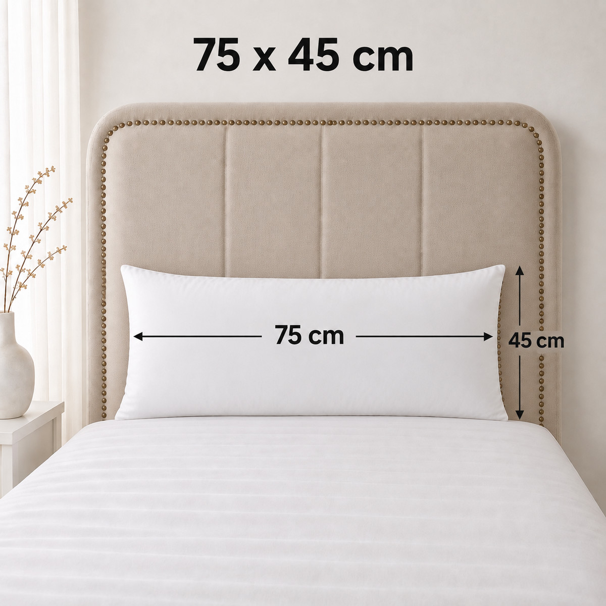 Protector de Almohada Impermeable con Cremallera, Exterior 100% Algodón, Transpirable y Antiácaros