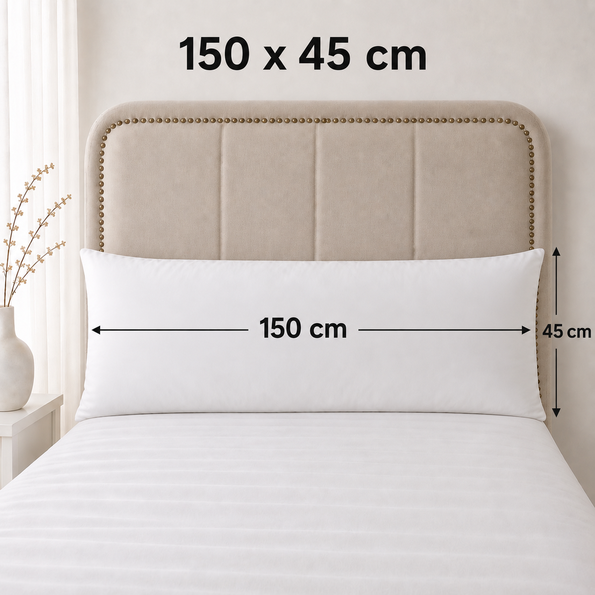 Protector de Almohada Impermeable con Cremallera, Exterior 100% Algodón, Transpirable y Antiácaros