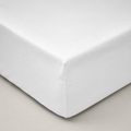Sábana bajera blanco ajustable 50% algodón