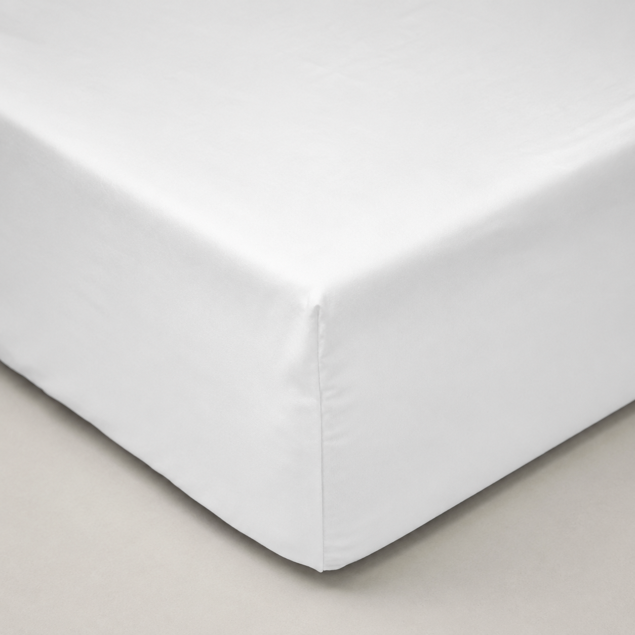 Sábana bajera blanco ajustable 50% algodón