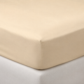 Sábana bajera crema ajustable 50% algodón