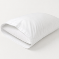 Funda de almohada blanca 50% algodón