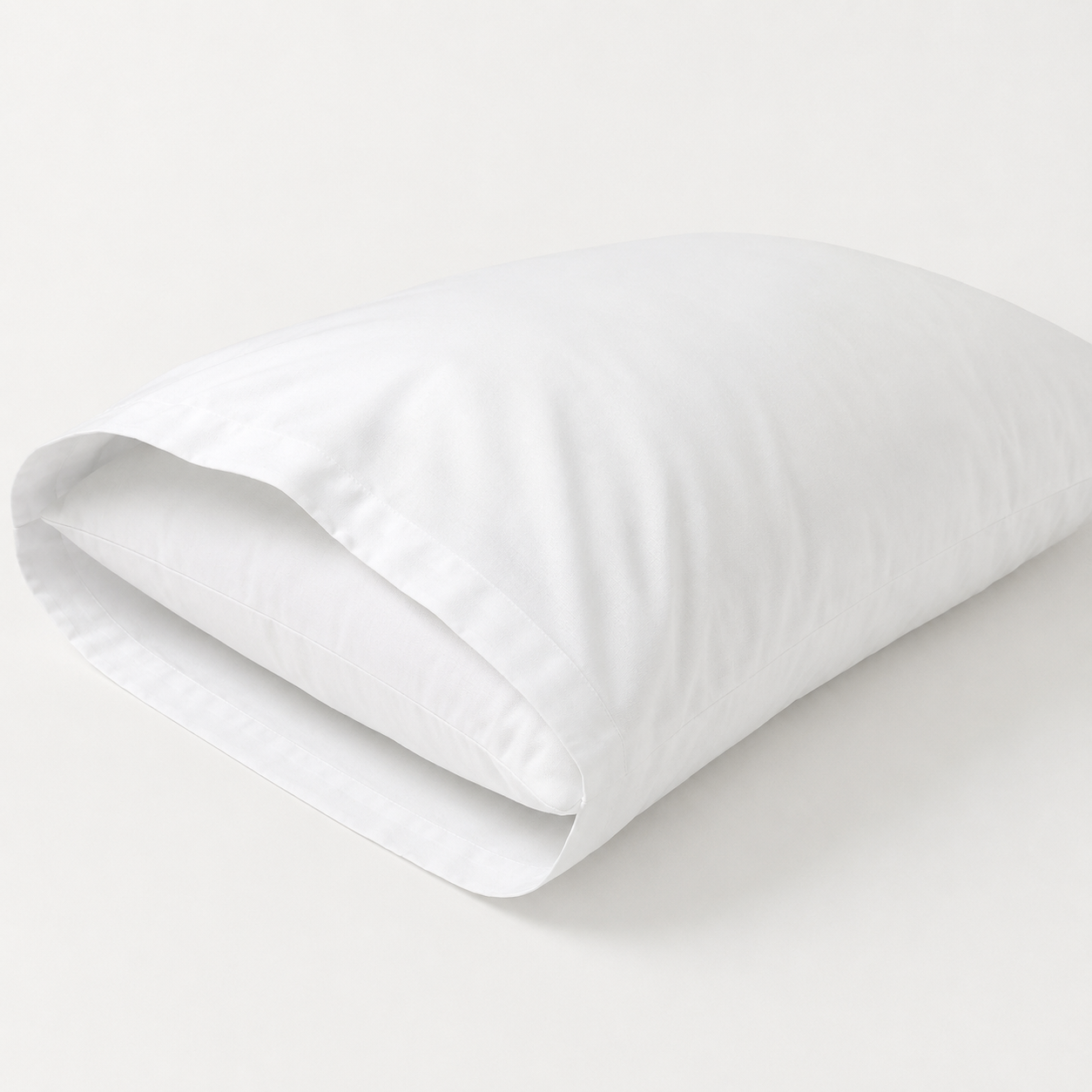 Funda de almohada blanca 50% algodón