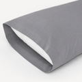 Funda de almohada gris 50% algodón