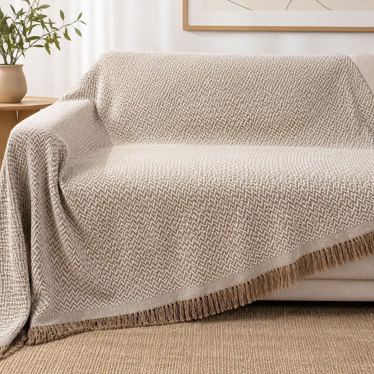 Colcha Multiusos 230 × 260 cm para Cama y Sofá