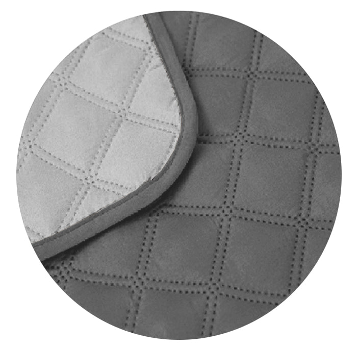 Cubre Sofá Gris oscuro/Gris Claro Reversible