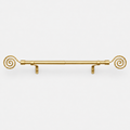 Barra de cortina color dorado extensible y ajustable