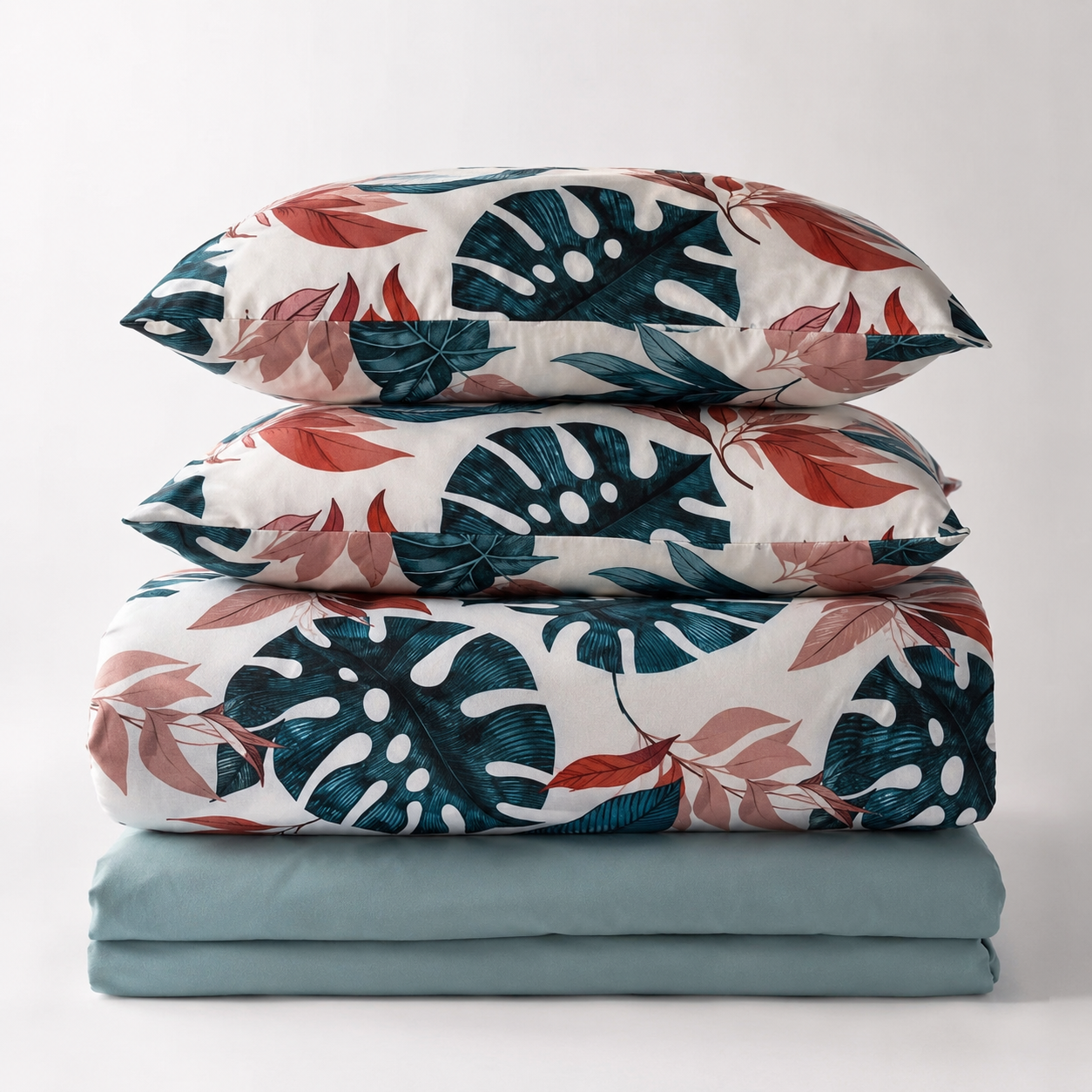 Juego de funda nórdica 4 pieza estampada