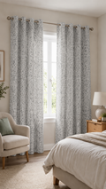 Cortina de tela florencia gris 140 x 260 cm