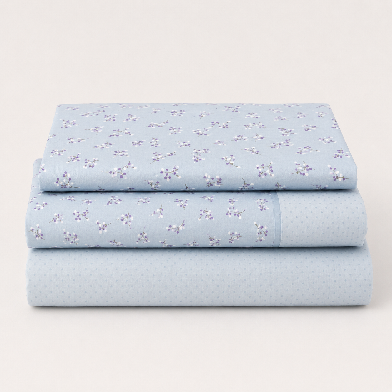 Juego De Sabanas Estampadas Santi 50% Algodón
