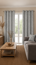 Cortina de tela 140 x 260 cm Gris