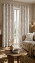 Cortina de tela 140 x 260 cm Beige marmol