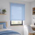 Estor Traslúcido Liso para Ventana Color Azul