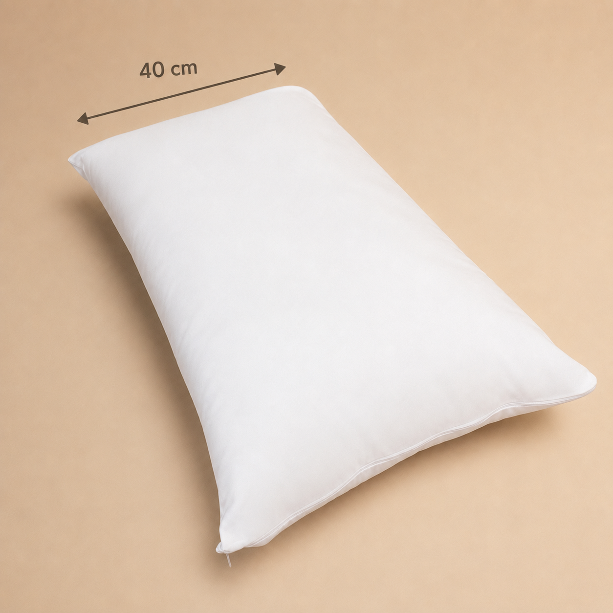 Almohada firmeza media fibra hueca antiácaros