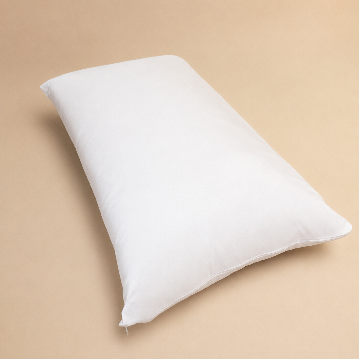 Almohada firmeza media fibra hueca antiácaros