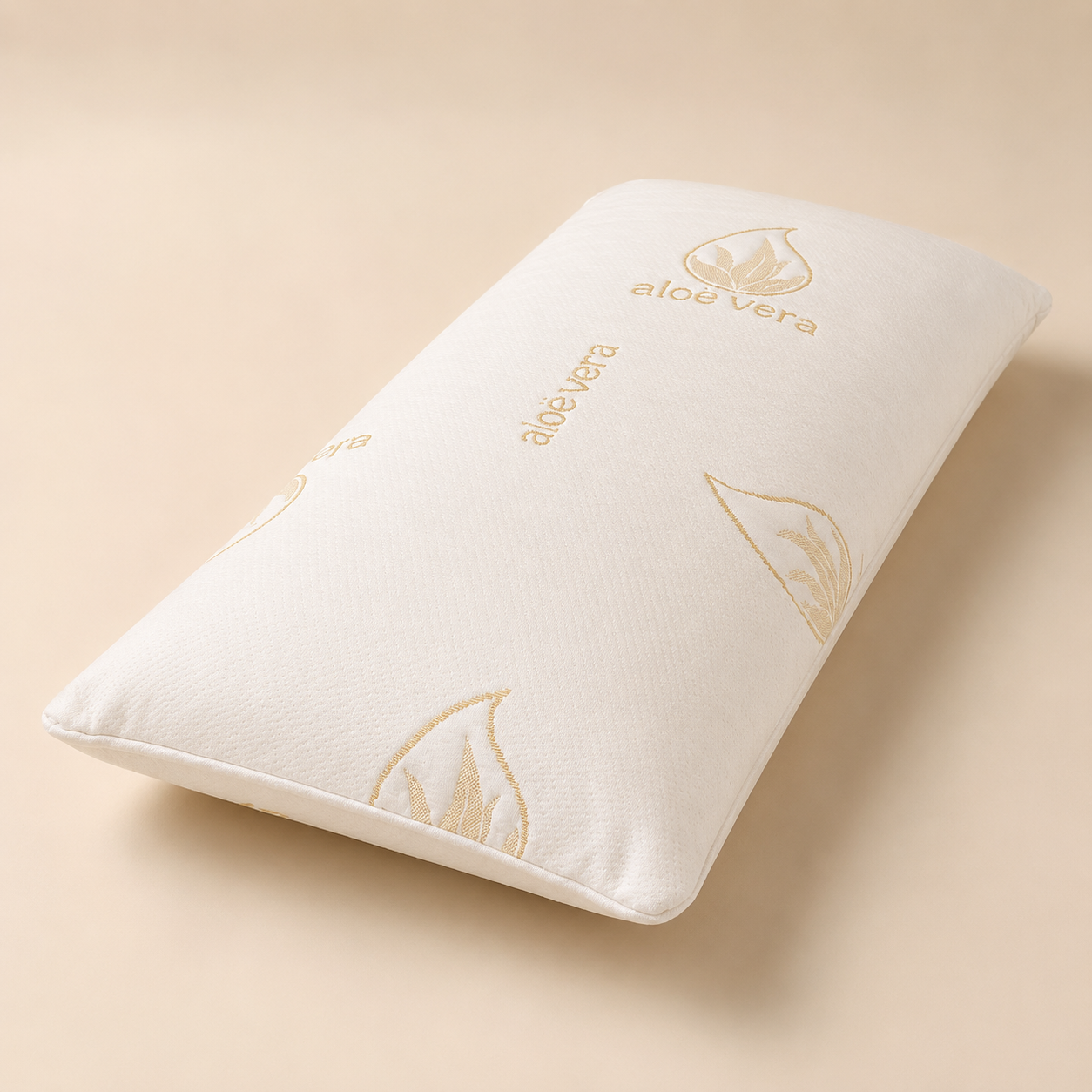 Almohada viscolástica con funda aloe vera