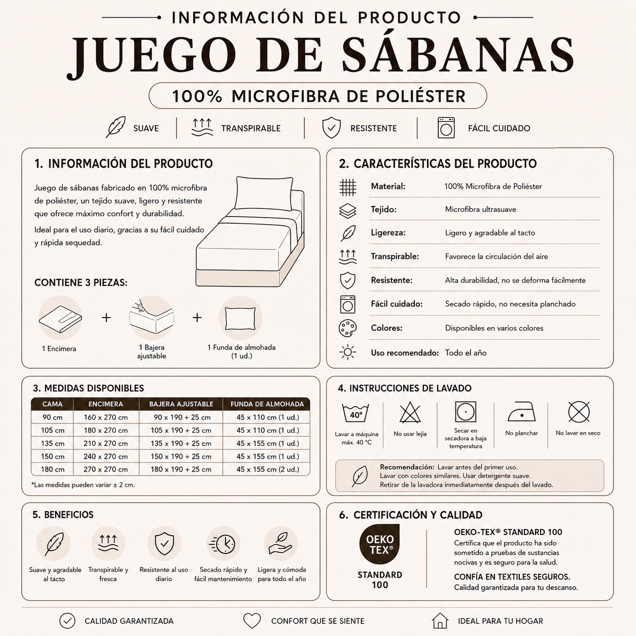 Juego de sábanas 3 piezas microfibra viento verde