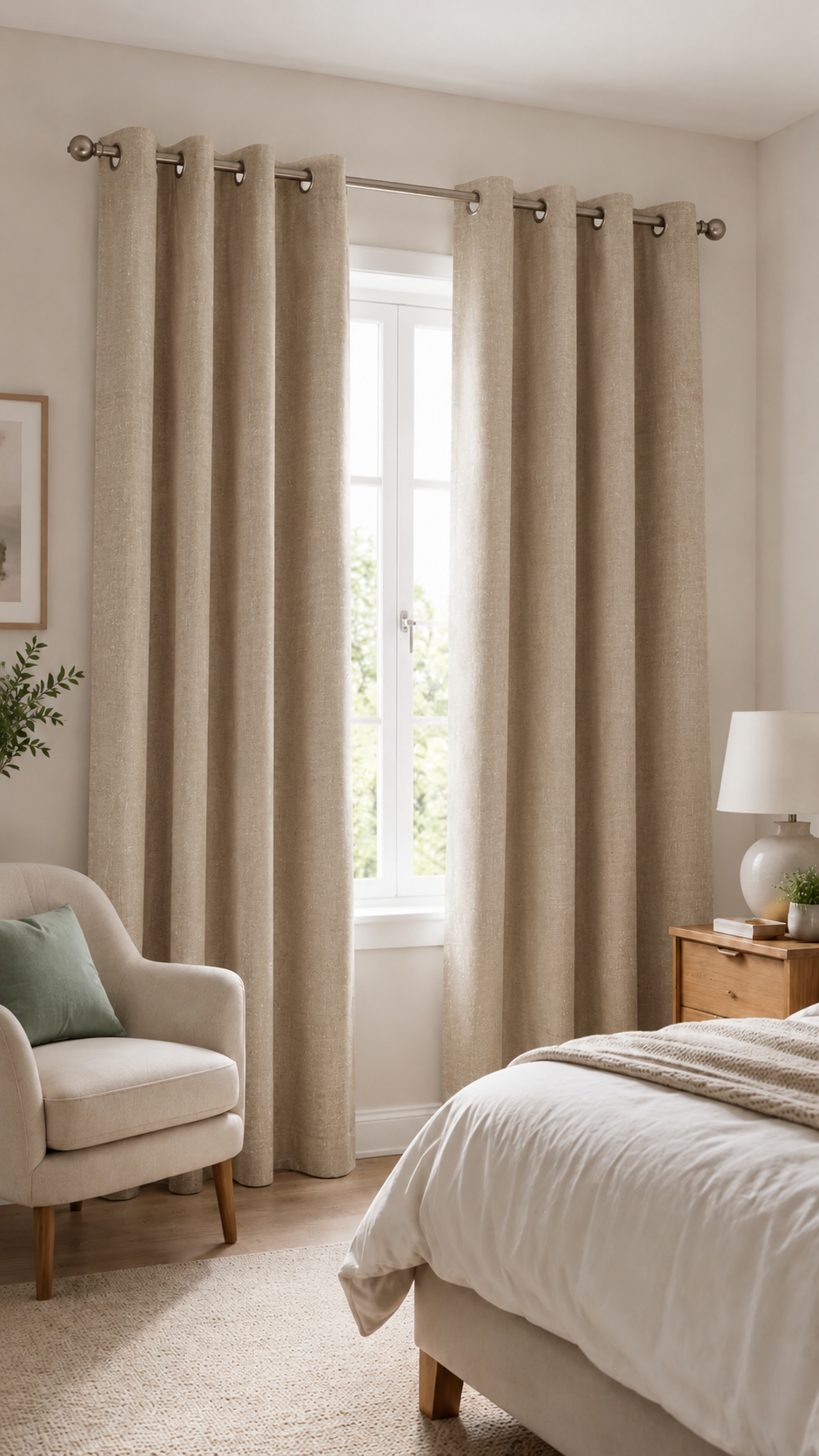 Cortina tela lino 140x260 cm