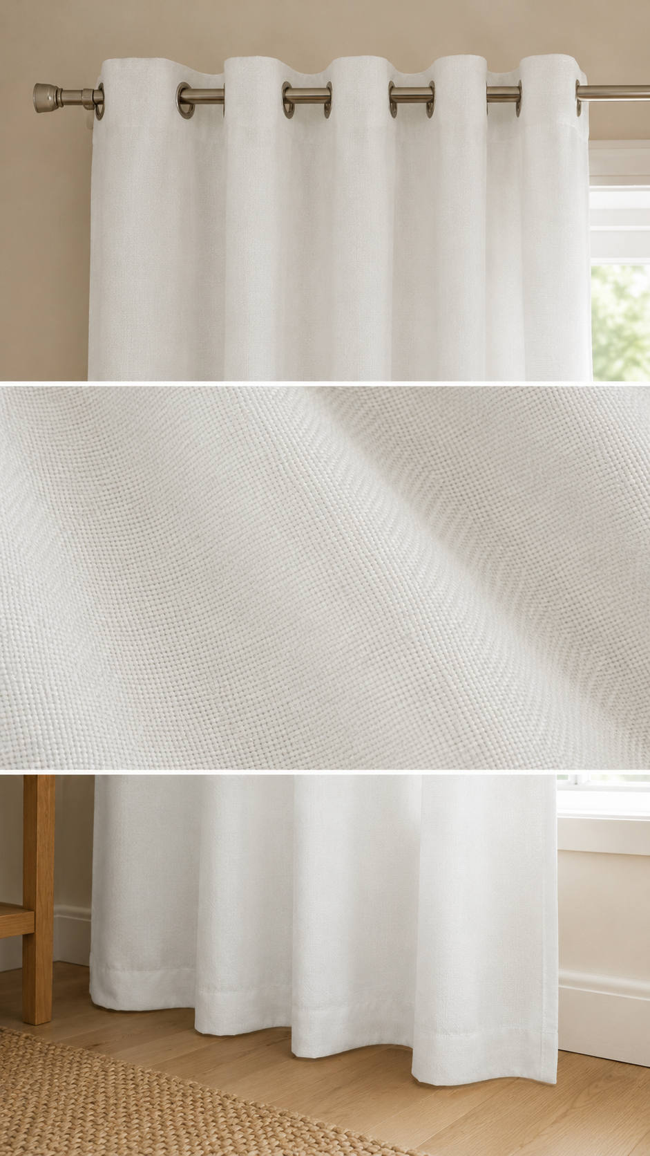 Cortina tela lino 140x260 cm