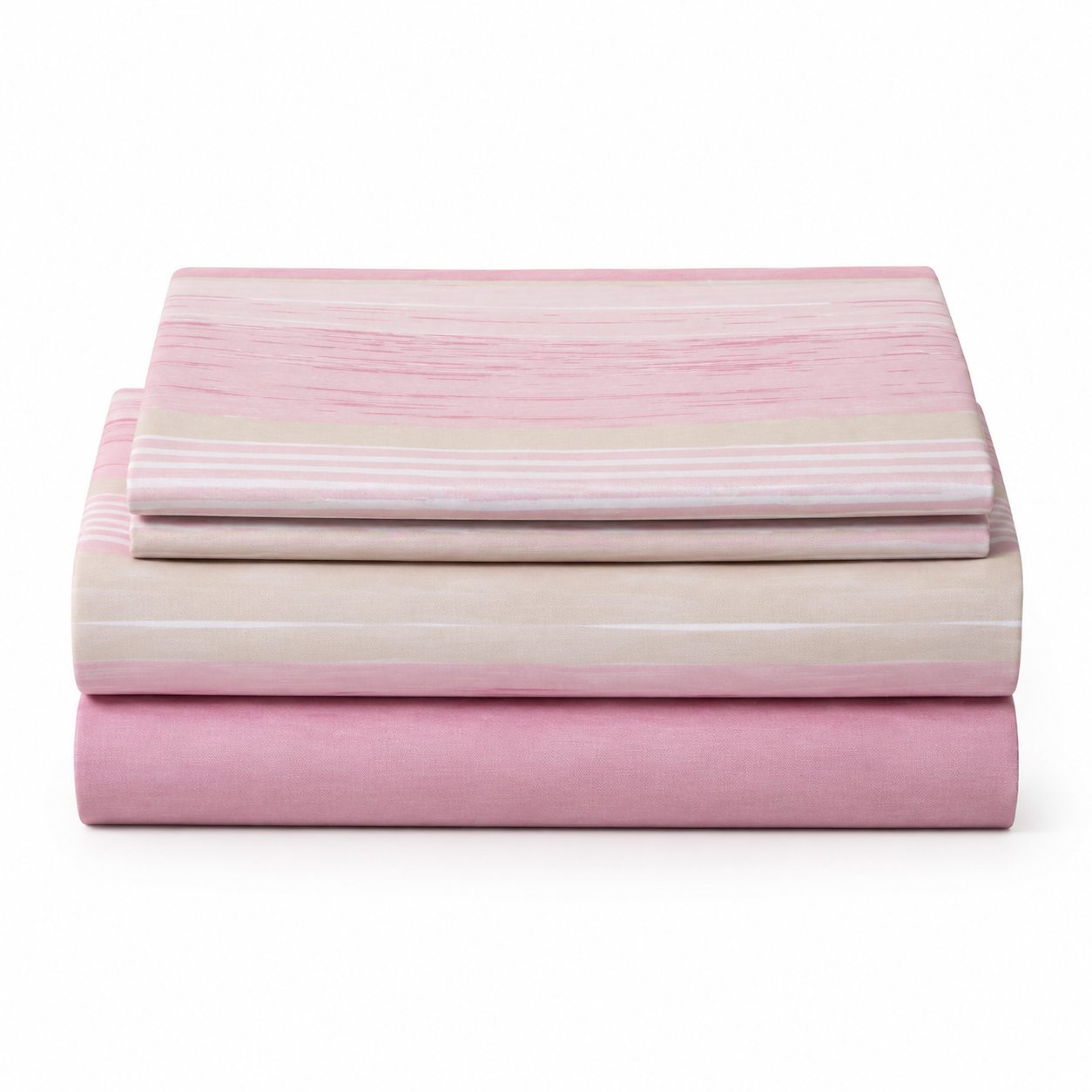Juego de sábanas 3 piezas microfibra calma rosa